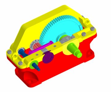 3D модель Редуктор 1-ц2у-160