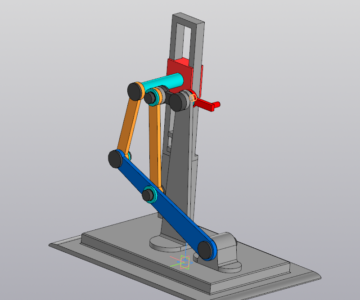 3D модель Шарнирный механизм