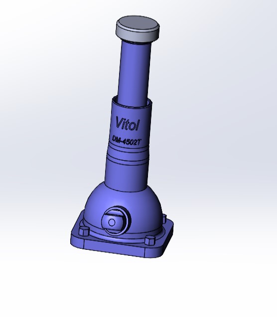 3D модель Домкрат Vitol DM-4502Т
