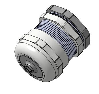 3D модель Гермоввод PG21 для телекоммуникационных шкафов