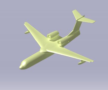 3D модель Самолет-амфибия Бе-200