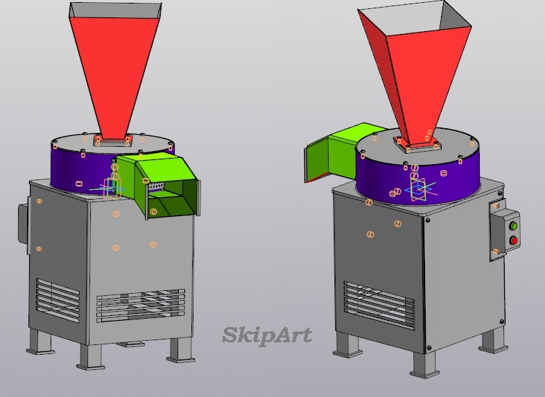 3D модель Зернодробилка, сенодробилка