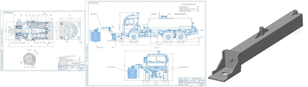 3D модель Машина для мойки барьерных ограждений “МЕРКАТОР ОМБ”