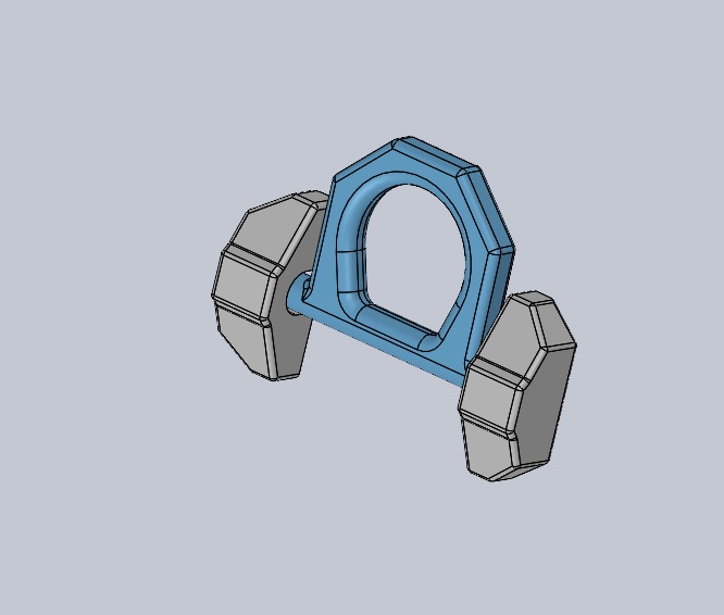 3D модель Петля TWIN1479