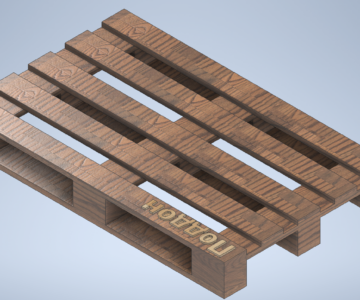 3D модель Поддон 1200x800