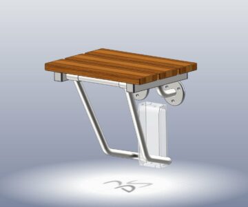 3D модель Стульчик откидной настенный