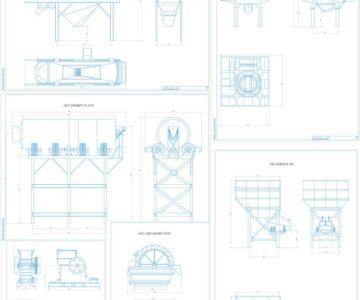 Чертеж Габаритные чертежи оборудования, входящего в состав ДСУ (пр-во компаний Саес и Нордберг)