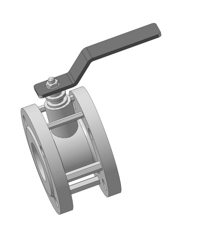 3D модель Кран шаровой КШД.Ф.050