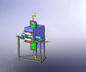 3D модель Зачистной станок
