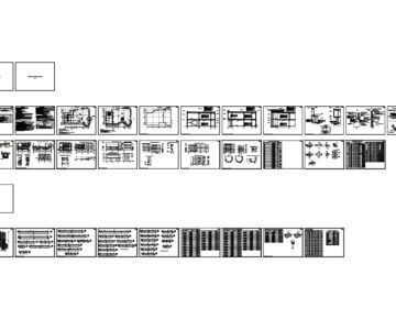 Чертеж Быстро-возводимое двухэтажное здание из легких стальных конструкций с ЖБ перекрытием (набор чертежей АС, КЖ)