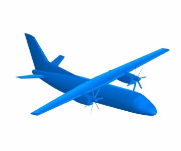 3D модель Теоретический контур ан-140-100
