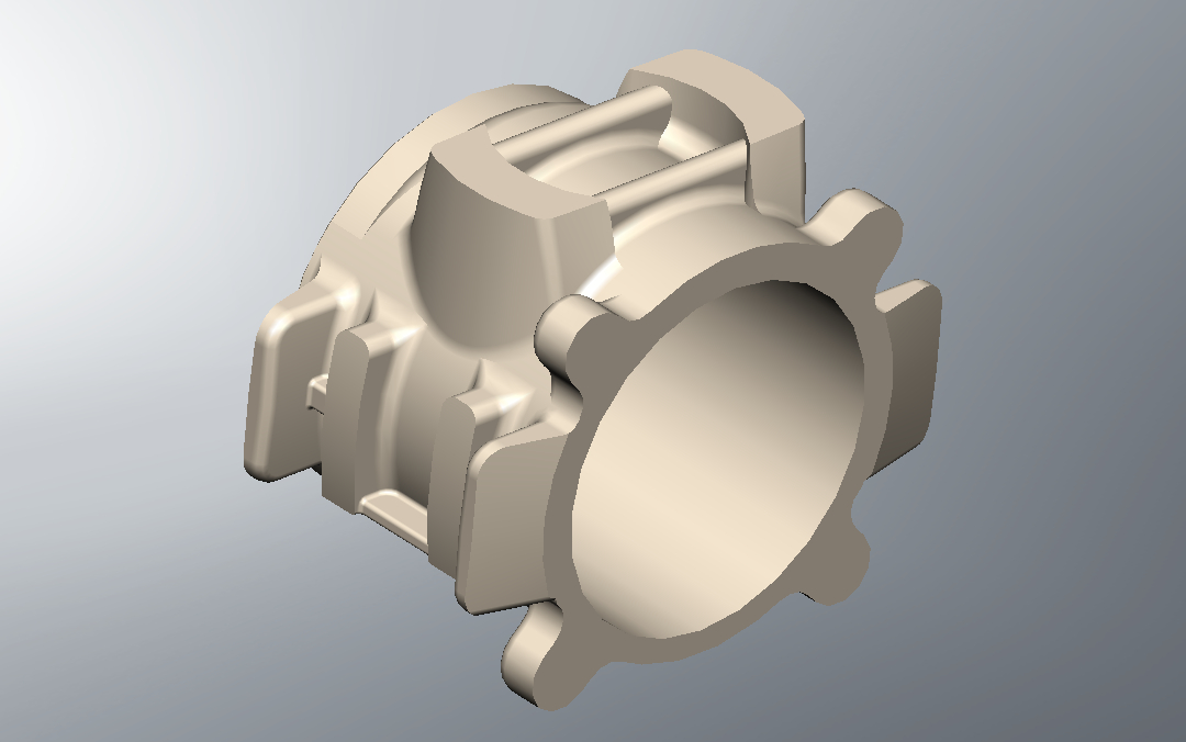 3D модель 3D модель корпуса буксы