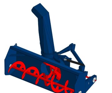 3D модель Снегоочиститель шнековый роторный