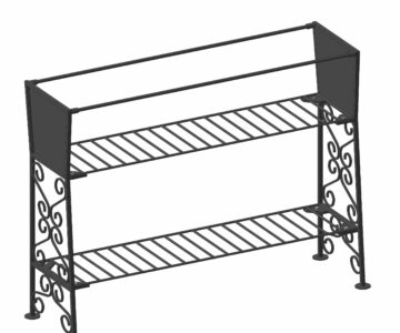 3D модель Полка металлическая