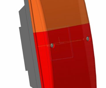 3D модель Фонарь задний нового образца УАЗ