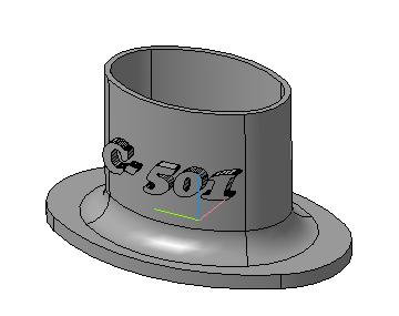 3D модель Подставка под клей Okong 501 20г.