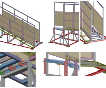 3D модель Трап для погрузки животных в транспортные средства