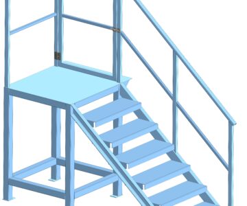 3D модель Лестница-эстакада 2000х900х2050
