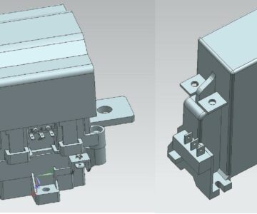 3D модель Однополюсные замыкающие контакторы C310, C193 (Single pole NO contactors)