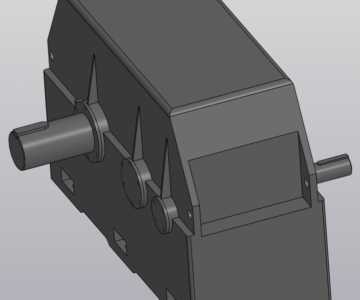 3D модель Редуктор 1Ц2Н-450
