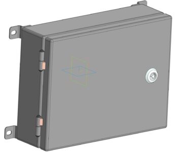 3D модель Коробка клеммная 240х320х100 мм