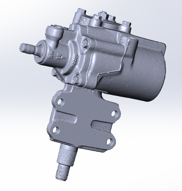 3D модель Отсканированная 3D модель рулевого редуктора Toyota Land cruiser 80 левый руль.