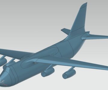 3D модель 3D модель самолёта Ан-124