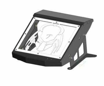 3D модель Вынос штатного радиатора для квадроцикла стелс