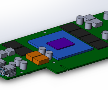 3D модель Видеокарта nvidia RTX A2000