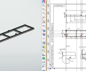 3D модель Траверса для сендвич панелей 12м