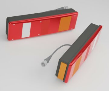 3D модель Фонарь задний с боковым габаритным огнем 8512.3716-01