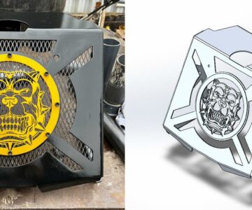 3D модель Вынос радиатора-CFMOTO-X6