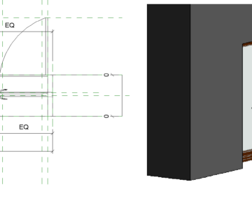 Чертеж Семейство витража в Revit