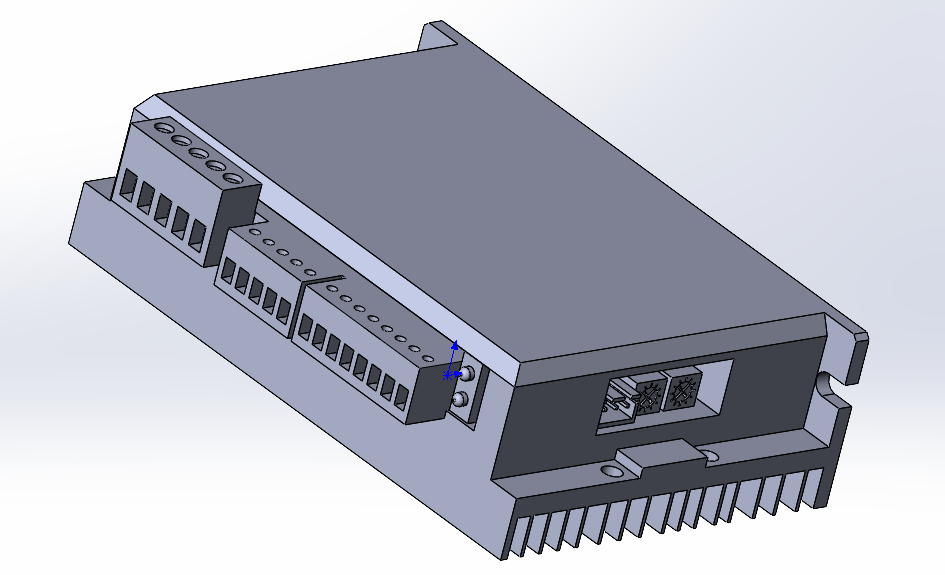 3D модель Драйвер бесколлекторного двигателя DBLS-01-S, 24-48VDC, 10A