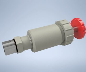 3D модель Выключатель подачи топлива МЧ00.02.00.00 СБ в  Inventor 2021