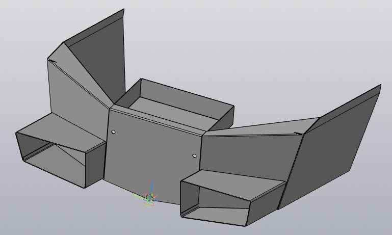 3D модель Транцевые були на лодку