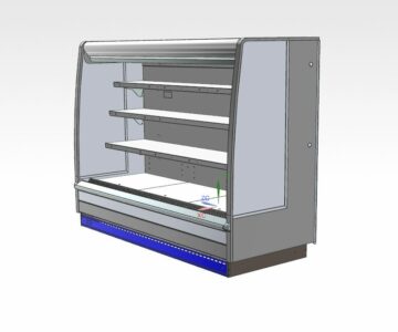 3D модель Витринный холодильник