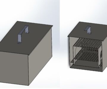 3D модель Коптильня 200х200х400мм