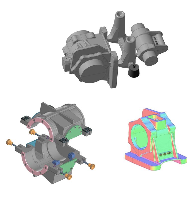 3D модель Модельная оснастка на отливку Корпуса редуктора косилки КРН 2.1