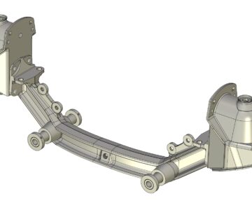 3D модель Балка передней подвески ГАЗ-24
