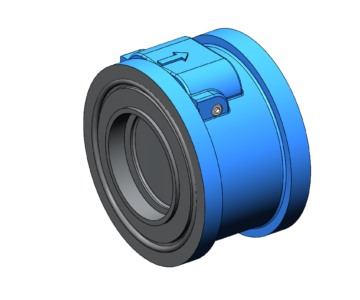 3D модель Клапан обратный межфланцевый DN50 PN16