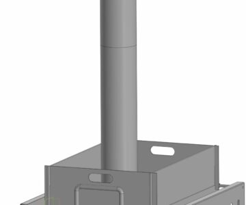 3D модель Печь для походной бани