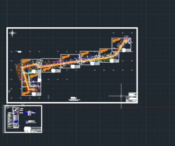 Чертеж Газоснабжение школы интерната в поселке Гранитогорск