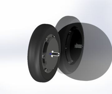 3D модель Мотор-колесо Kugoo Jilong 36v350w