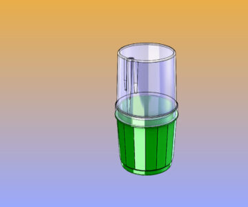 3D модель Контейнер для зубочисток