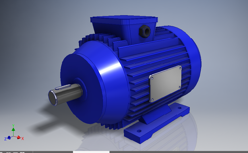 3D модель Электродвигатель 75 кВт-1500 RPM/280S
