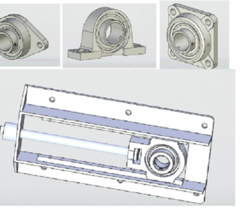 3D модель Подшипниковые узлы в 3D для T-Flex