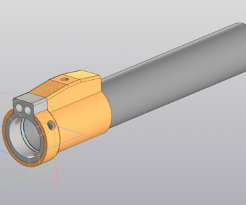 3D модель Ручка газа мотоцикла М72 К750