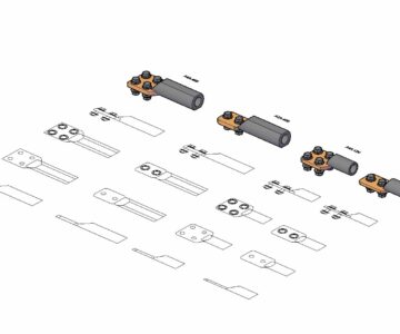 3D модель Аппаратные зажимы А2А-400, А4А-400, А2А-120, А4А-120