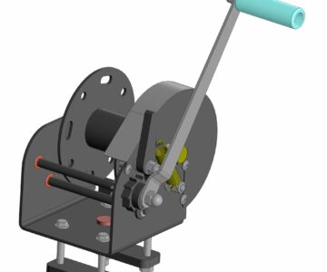 3D модель Лебедка ручная 0,8т